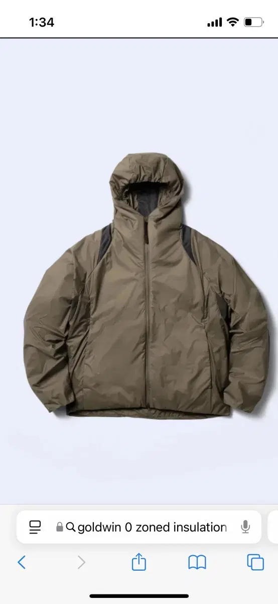 5 goldwin 0 ZONED INSULATION JACKET 골드윈0